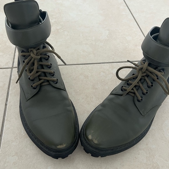 Olive green Balenciaga boots - Picture 1 of 12